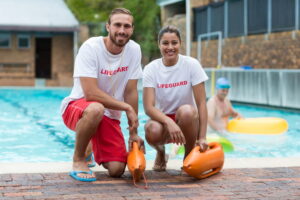 Hire a lifeguard or swimming instructor