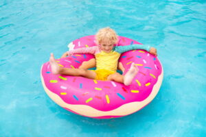 What activities should I include in the plan for my toddler poolside bash