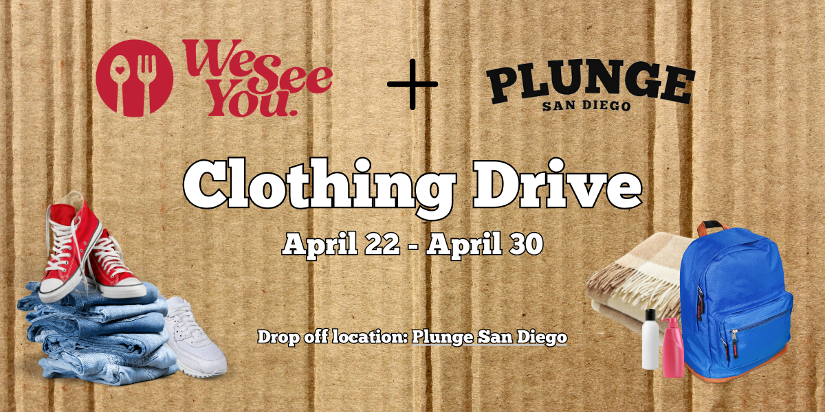 We See You Clothing Drive Banner